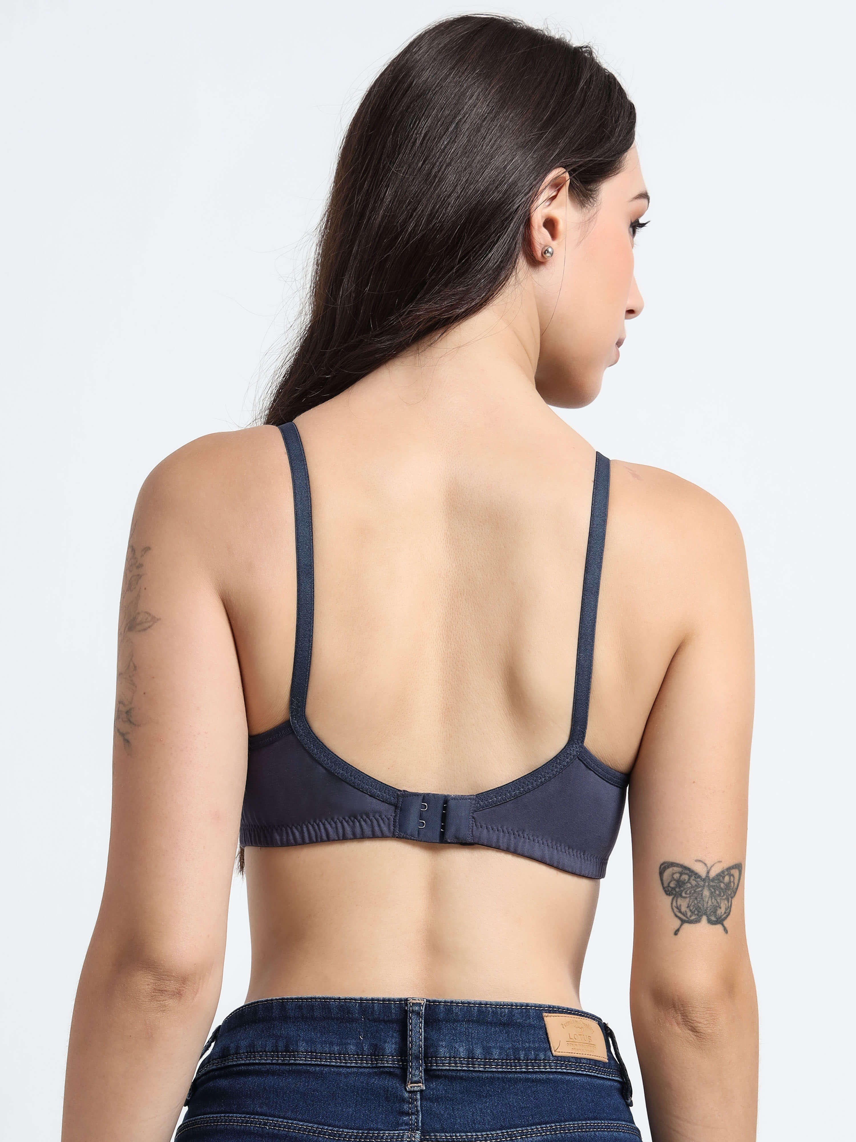 H&F Women's Everyday Non Wired Full Coverage T-shirt Padded Bra