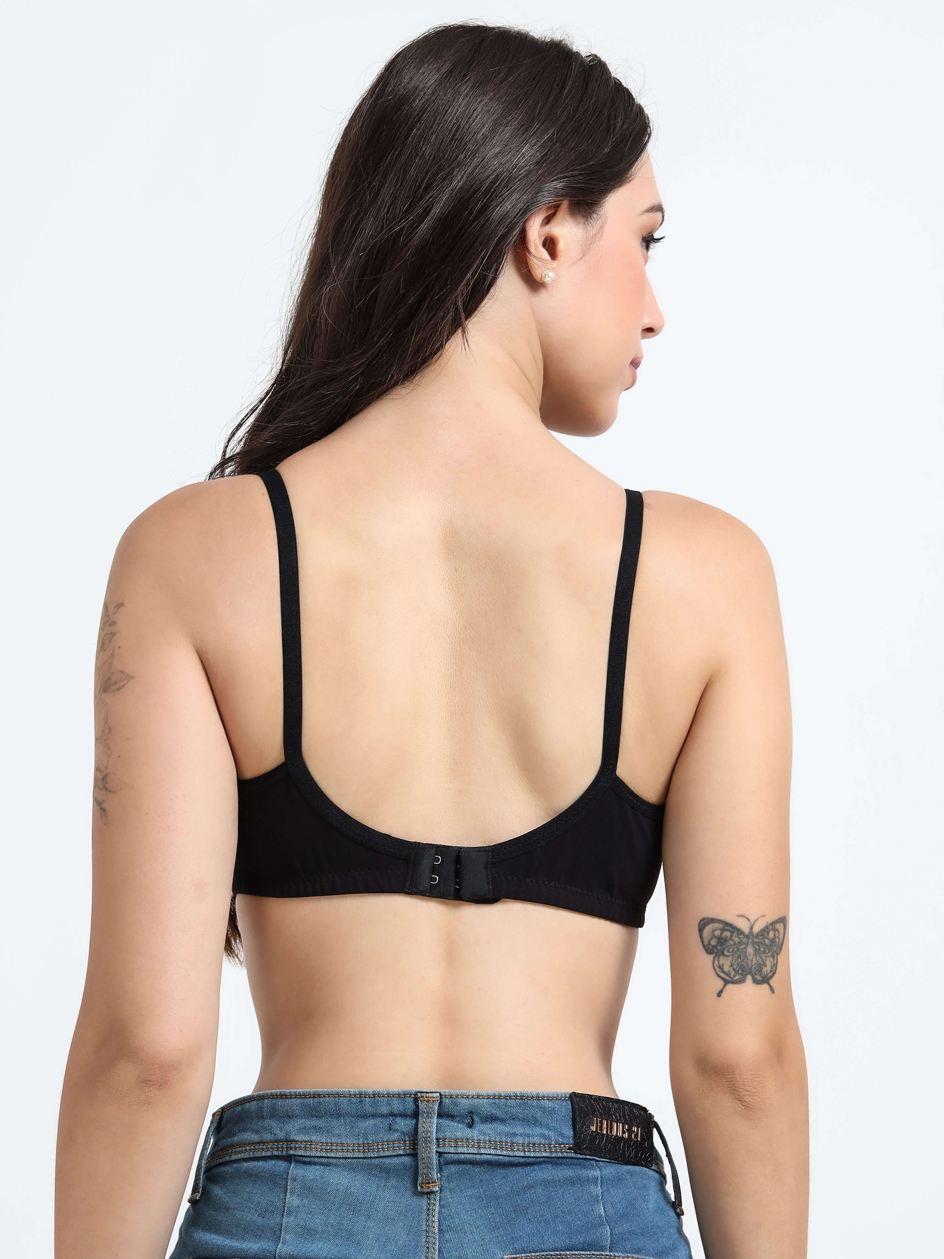 H&F Women's Everyday Non Wired Full Coverage T-shirt Padded Bra