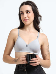 H&F Women's Everyday Non Wired Full Coverage T-shirt Padded Bra
