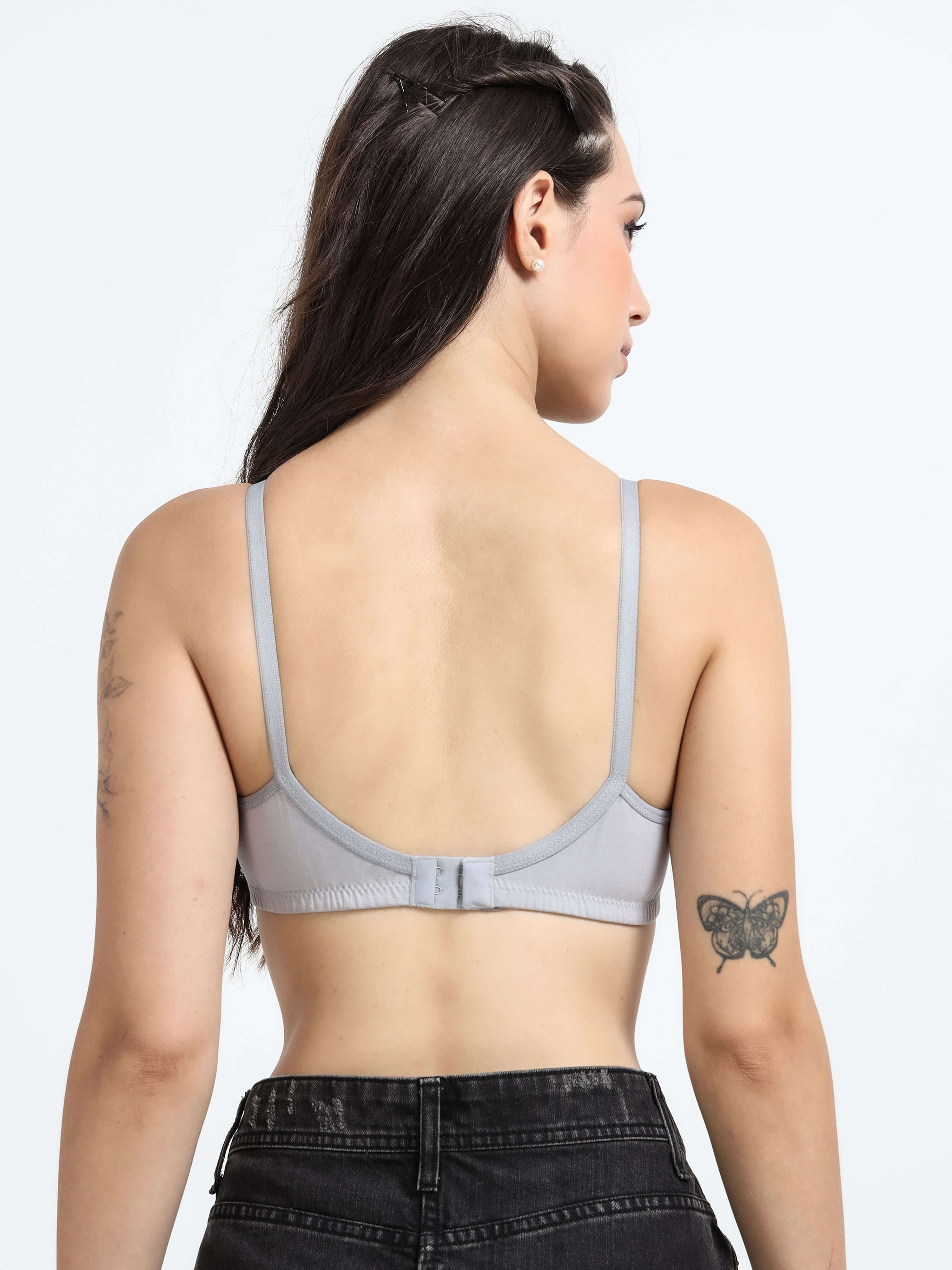 H&F Women's Everyday Non Wired Full Coverage T-shirt Padded Bra