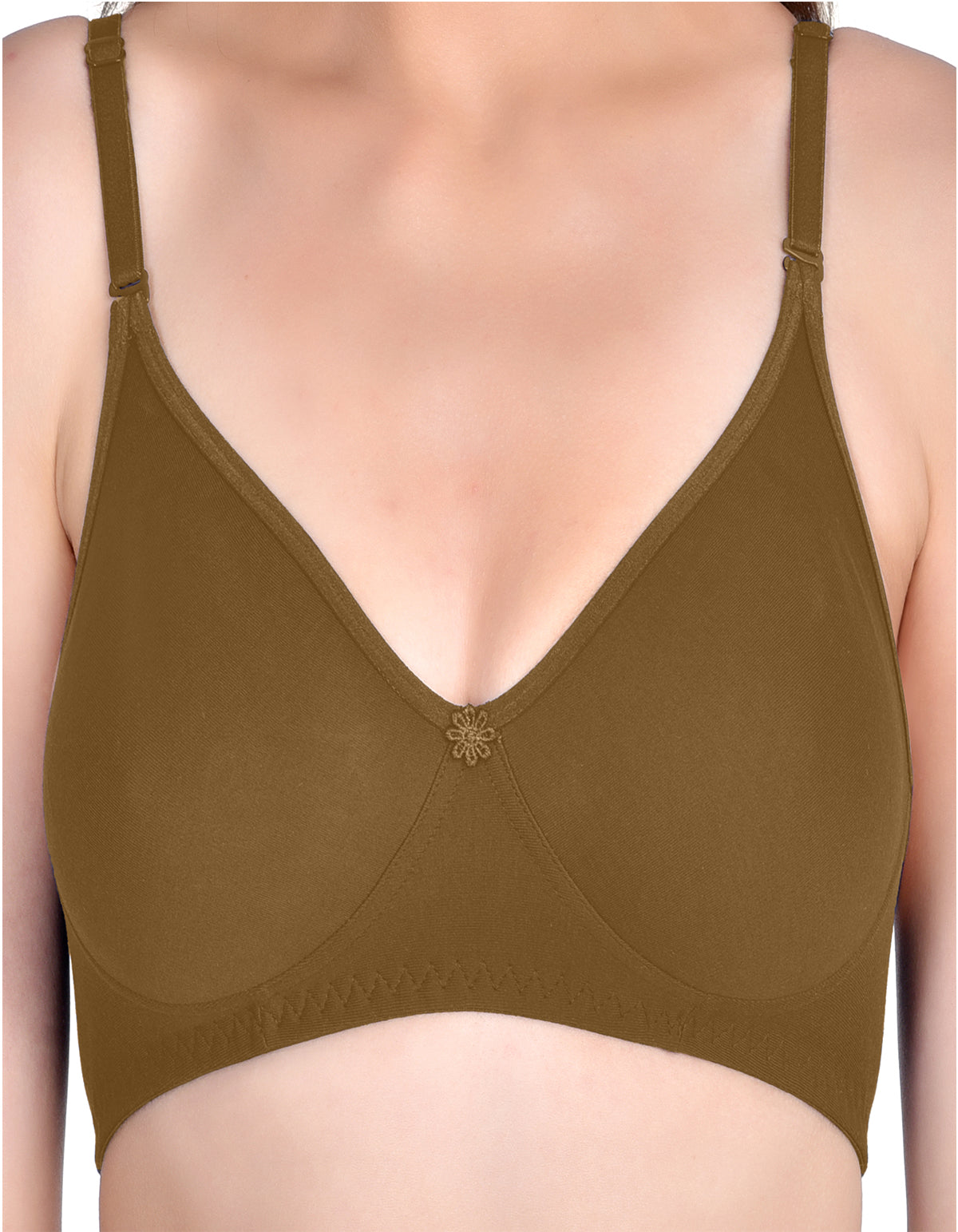 H&F Non-Padded Wirefree Full Coverage Cotton Rich T-shirt Bra