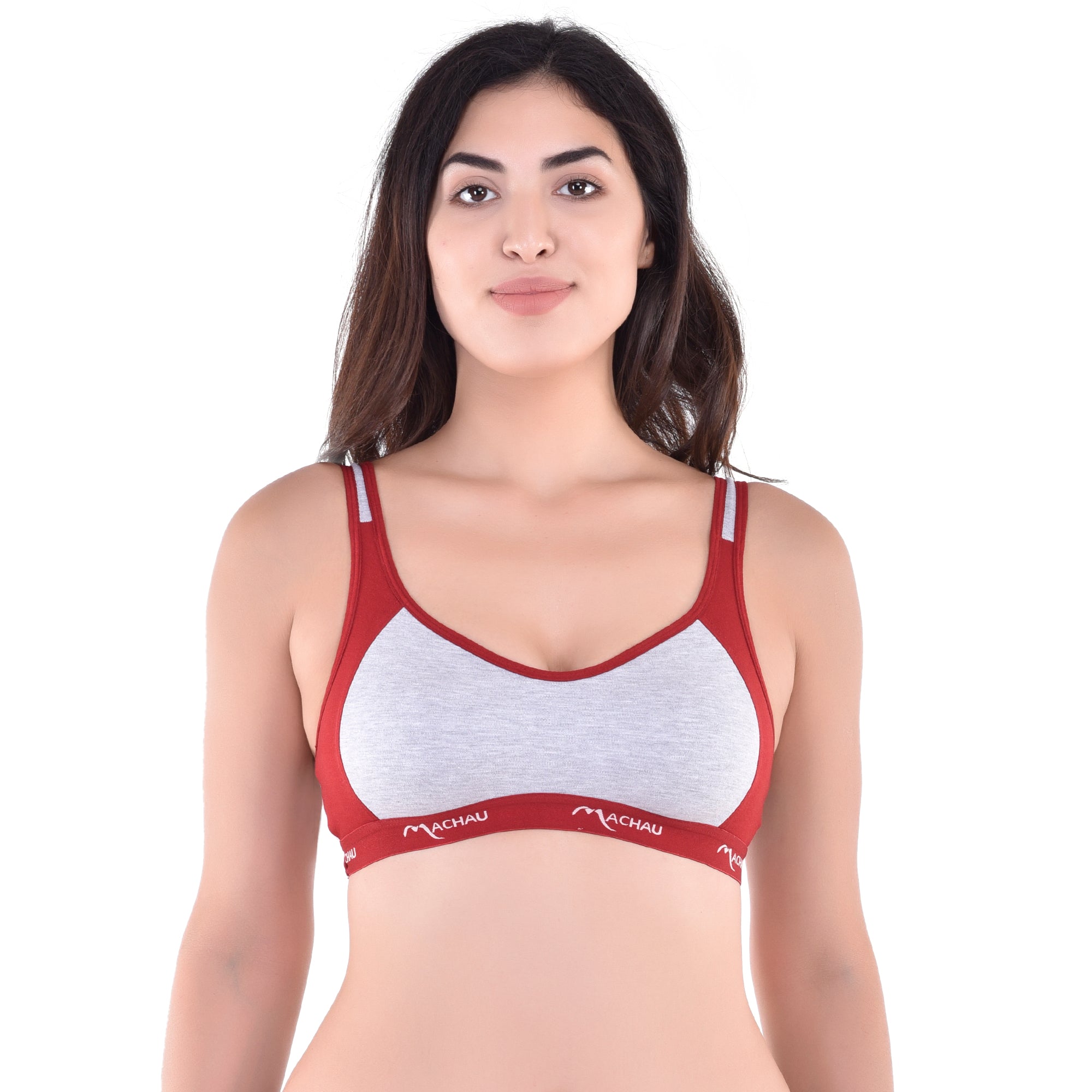 H&F Cotton Bra For Women - Non-Padded, Non-Wired, High-Coverage Bra, Sports Bra For All-Day Comfort |