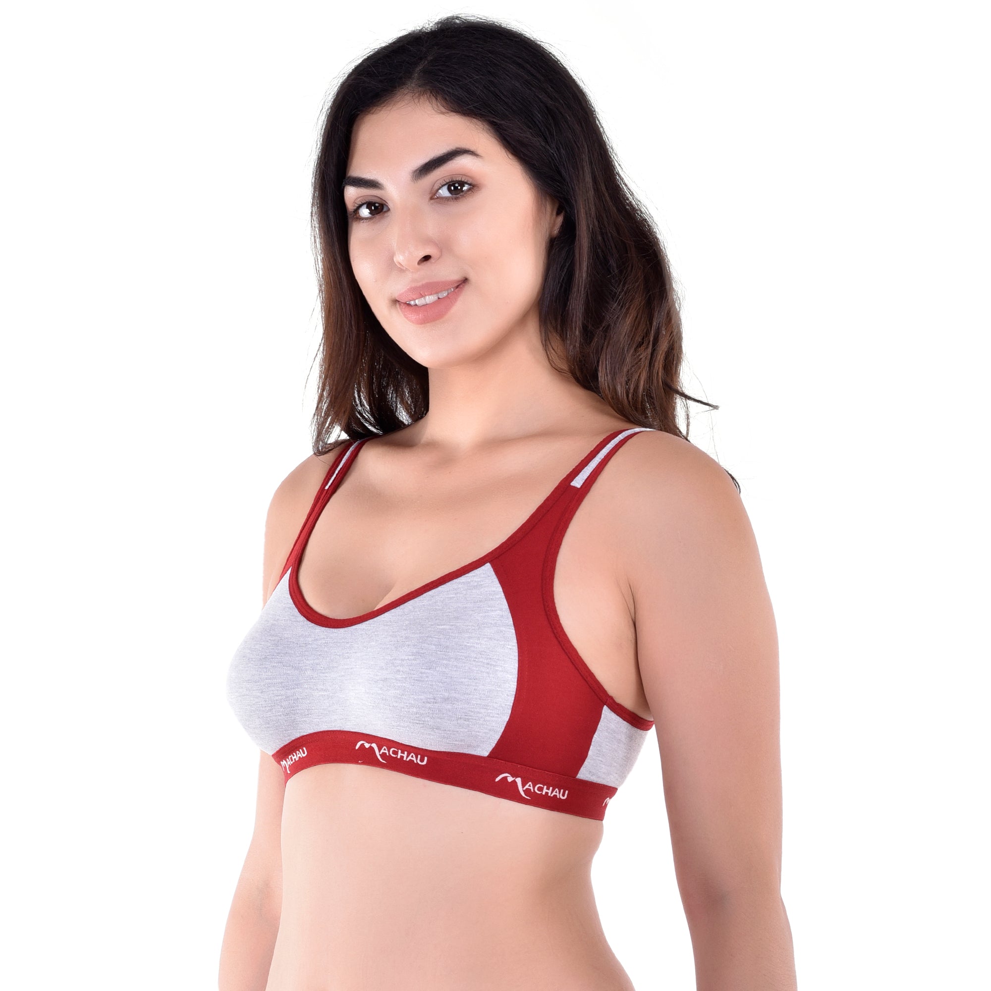 H&F Cotton Bra For Women - Non-Padded, Non-Wired, High-Coverage Bra, Sports Bra For All-Day Comfort |