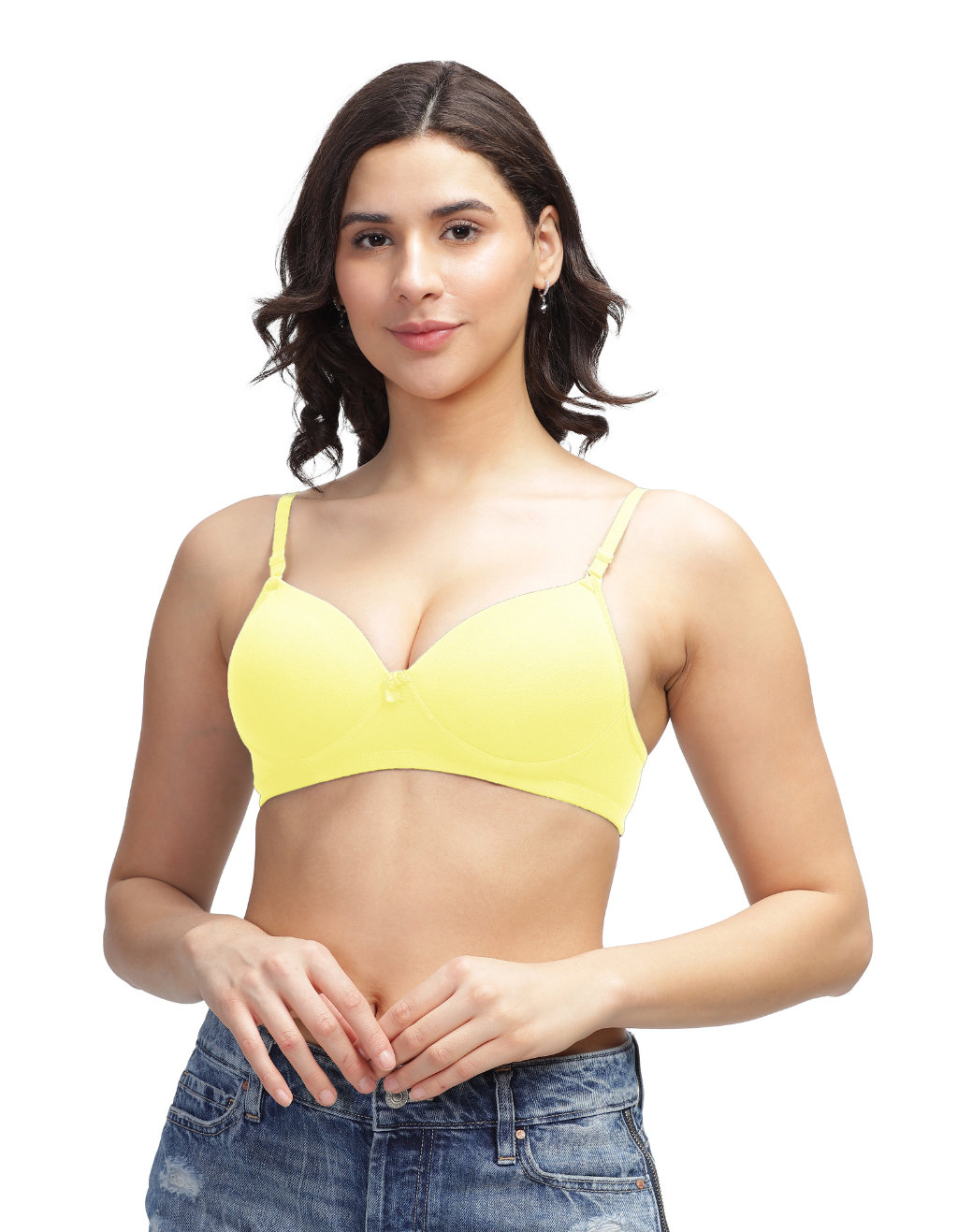 H&F Women's Everyday Padded Non Wired Full Coverage T-shirt Bra