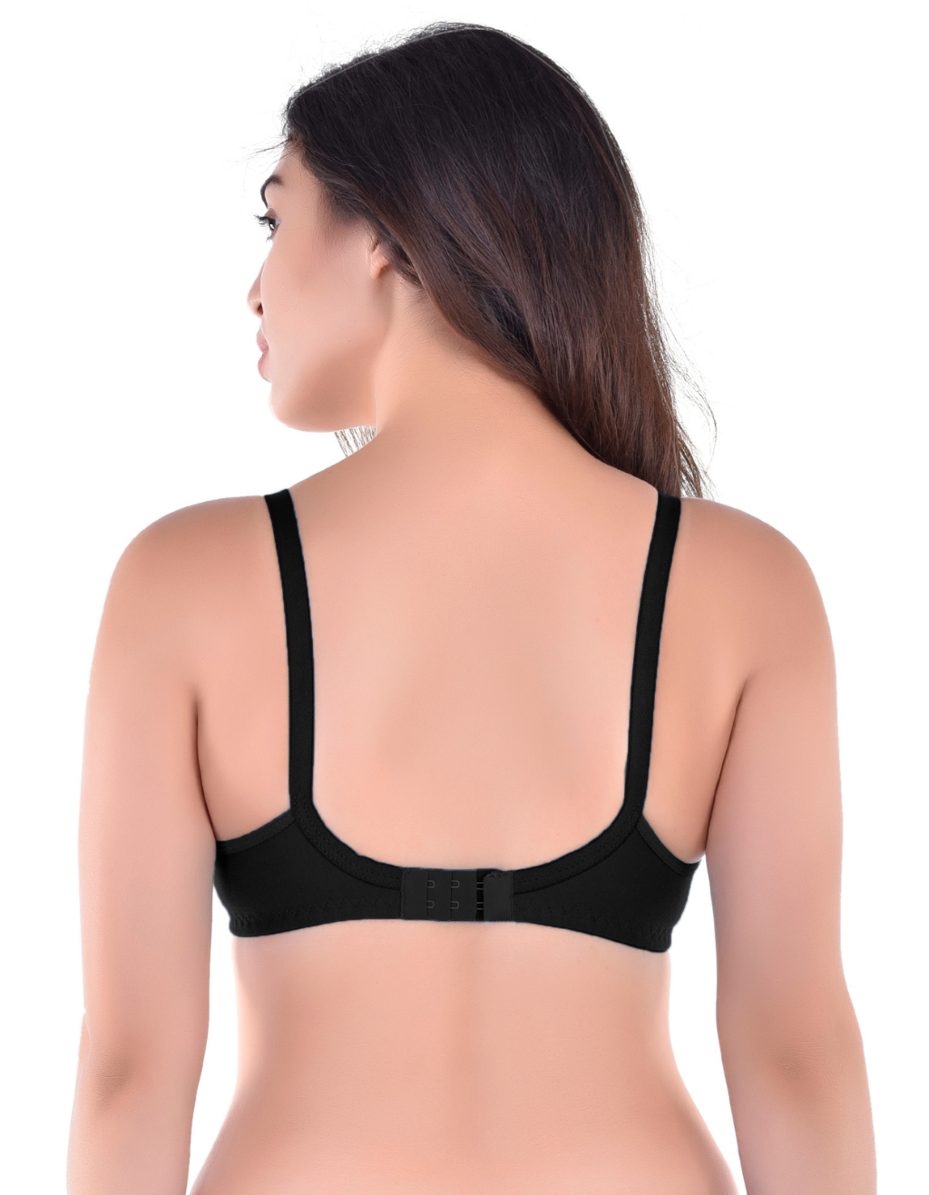 H&F Women's Non Padded and Non Wired Full Coverage Cotton-Rich Fabric in Everyday T-Shirt Bra