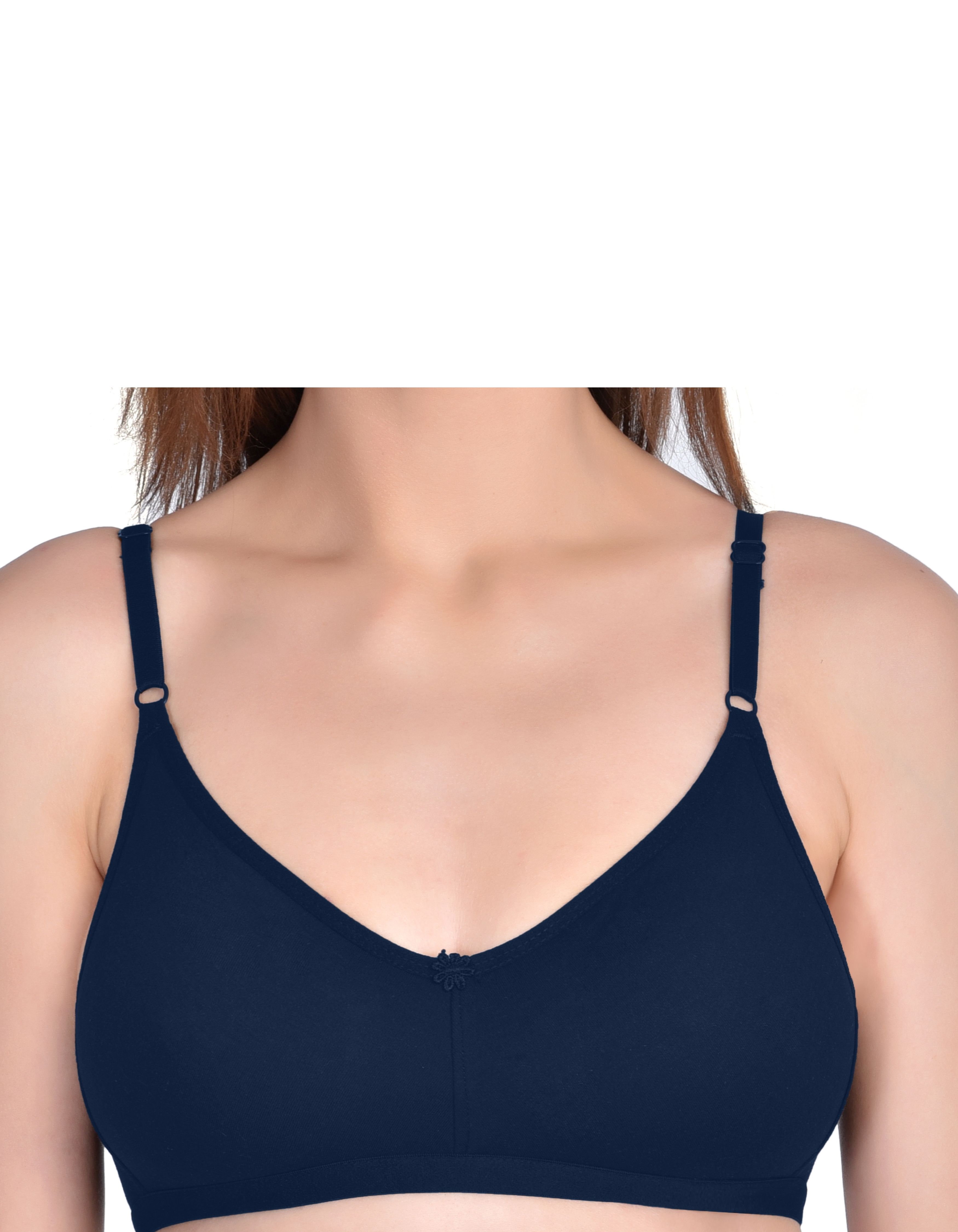 H&F Women's Non Padded and Non Wired Full Coverage Everyday T-Shirt Bra