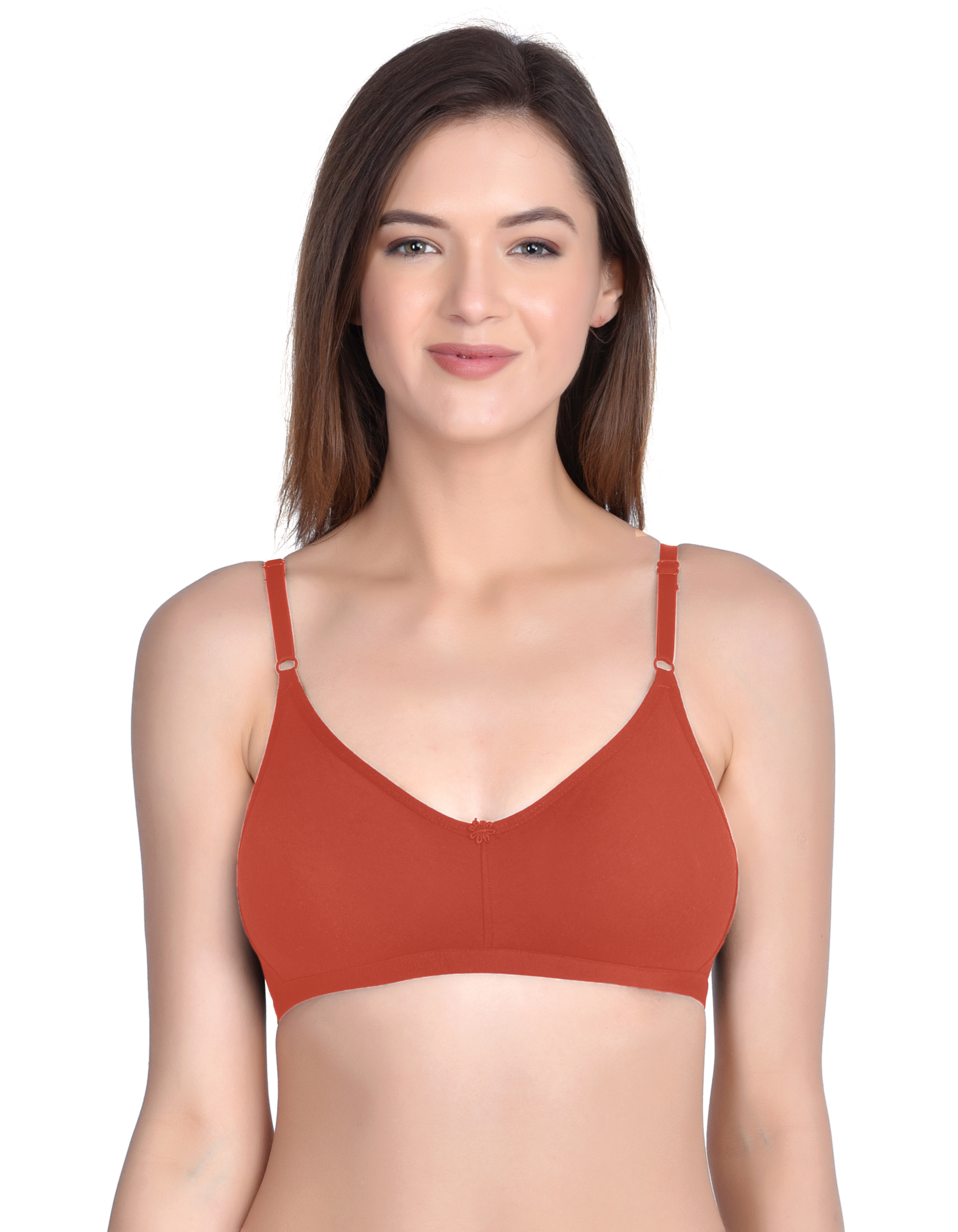 H&F Women's Non Padded and Non Wired Full Coverage Everyday T-Shirt Bra