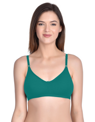 H&F Women's Non Padded and Non Wired Full Coverage Everyday T-Shirt Bra