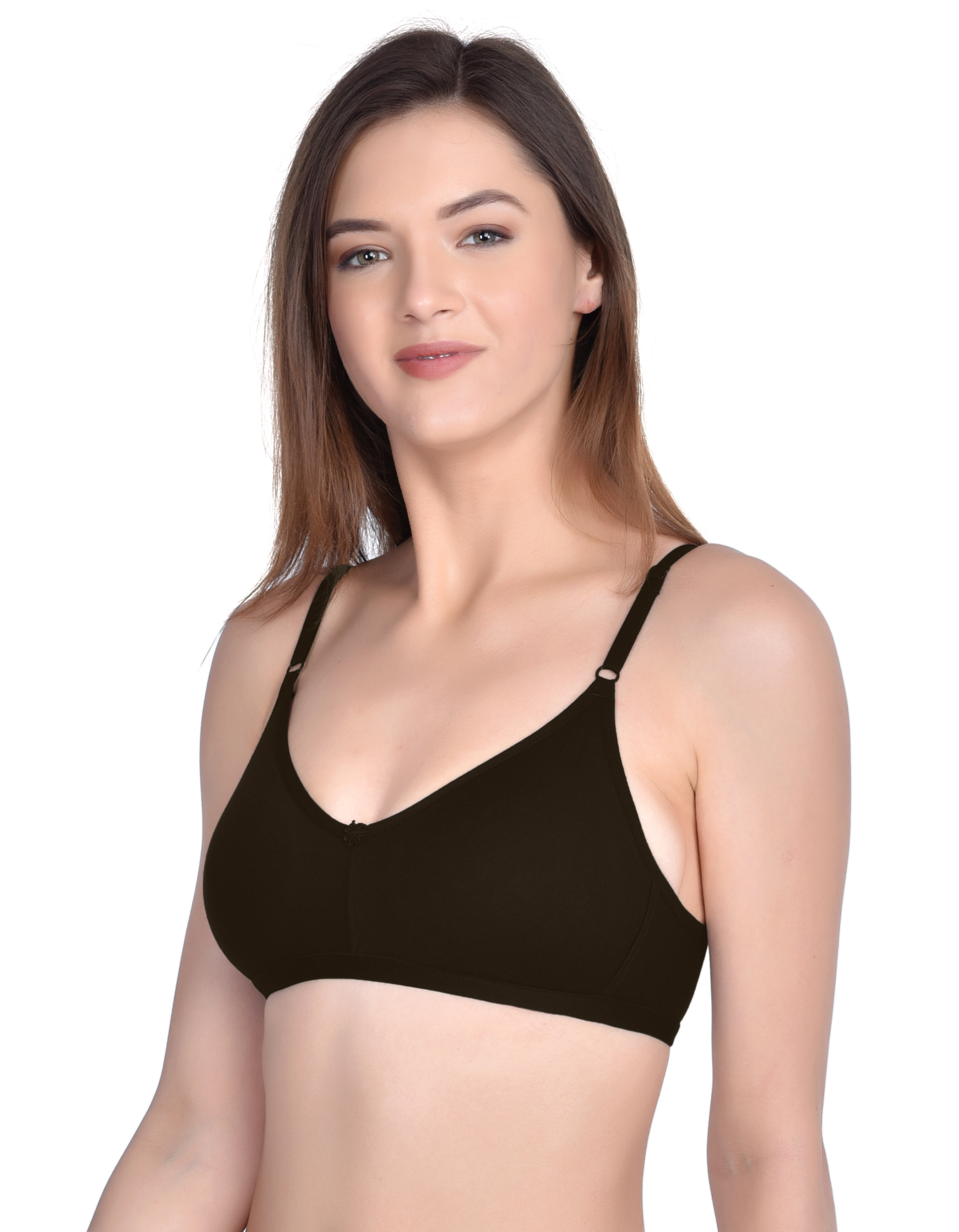 H&F Women's Non Padded and Non Wired Full Coverage Everyday T-Shirt Bra