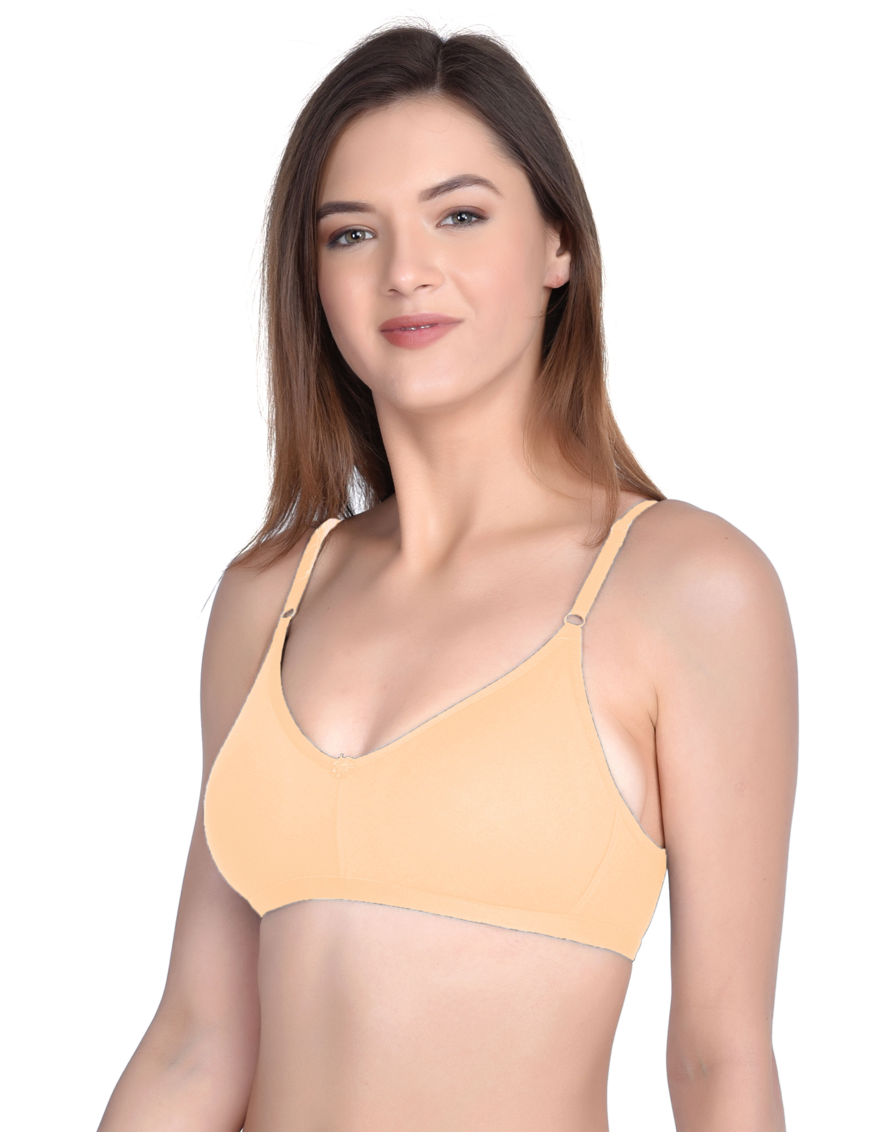 H&F Women's Non Padded and Non Wired Full Coverage Everyday T-Shirt Bra