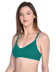 H&F Women's Non Padded and Non Wired Full Coverage Everyday T-Shirt Bra