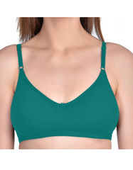 H&F Women's Non Padded and Non Wired Full Coverage Everyday T-Shirt Bra