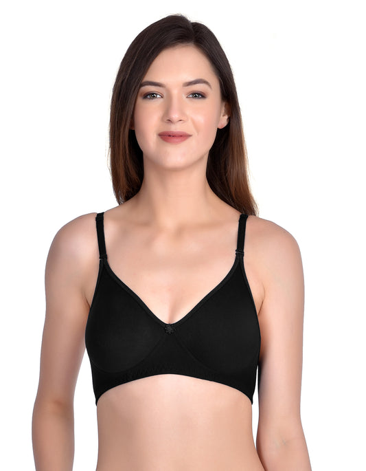 H&F Non-Padded Wirefree Full Coverage Cotton Rich T-shirt Bra 1200