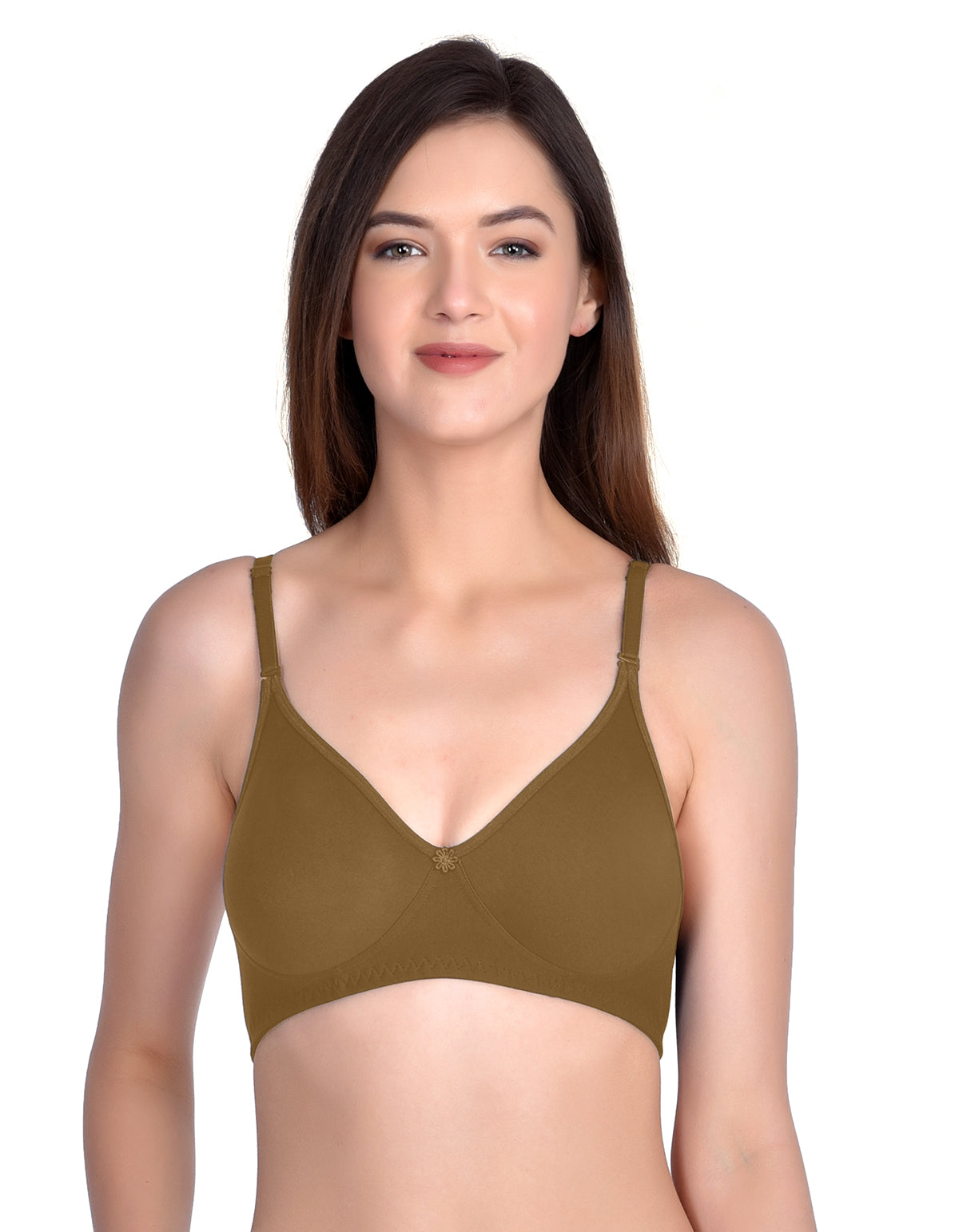 H&F Non-Padded Wirefree Full Coverage Cotton Rich T-shirt Bra