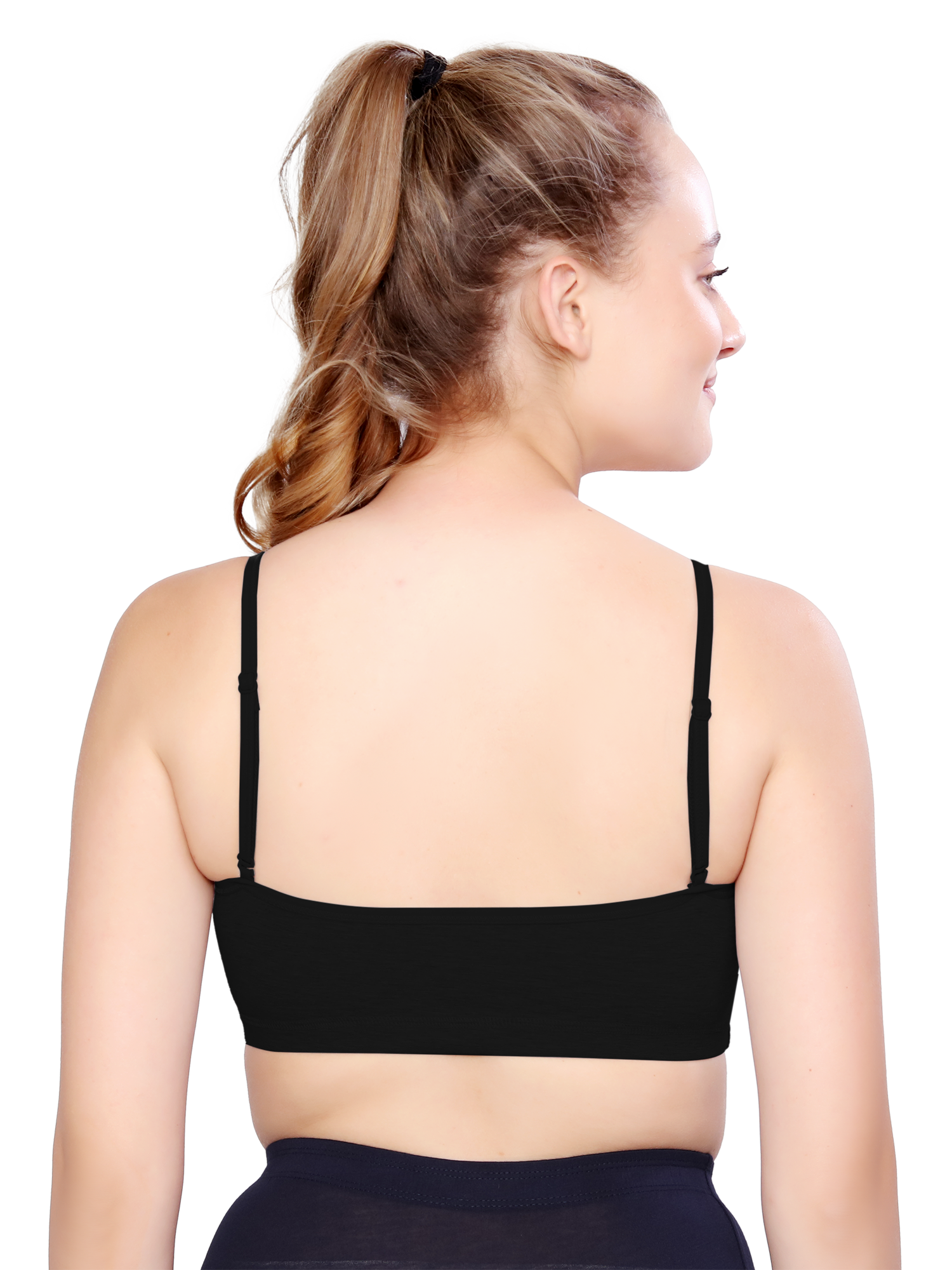 H&F Women's  Non Padded Wire-Free Full Coverage Maximum Comfort and support slip on Active Sports Bra