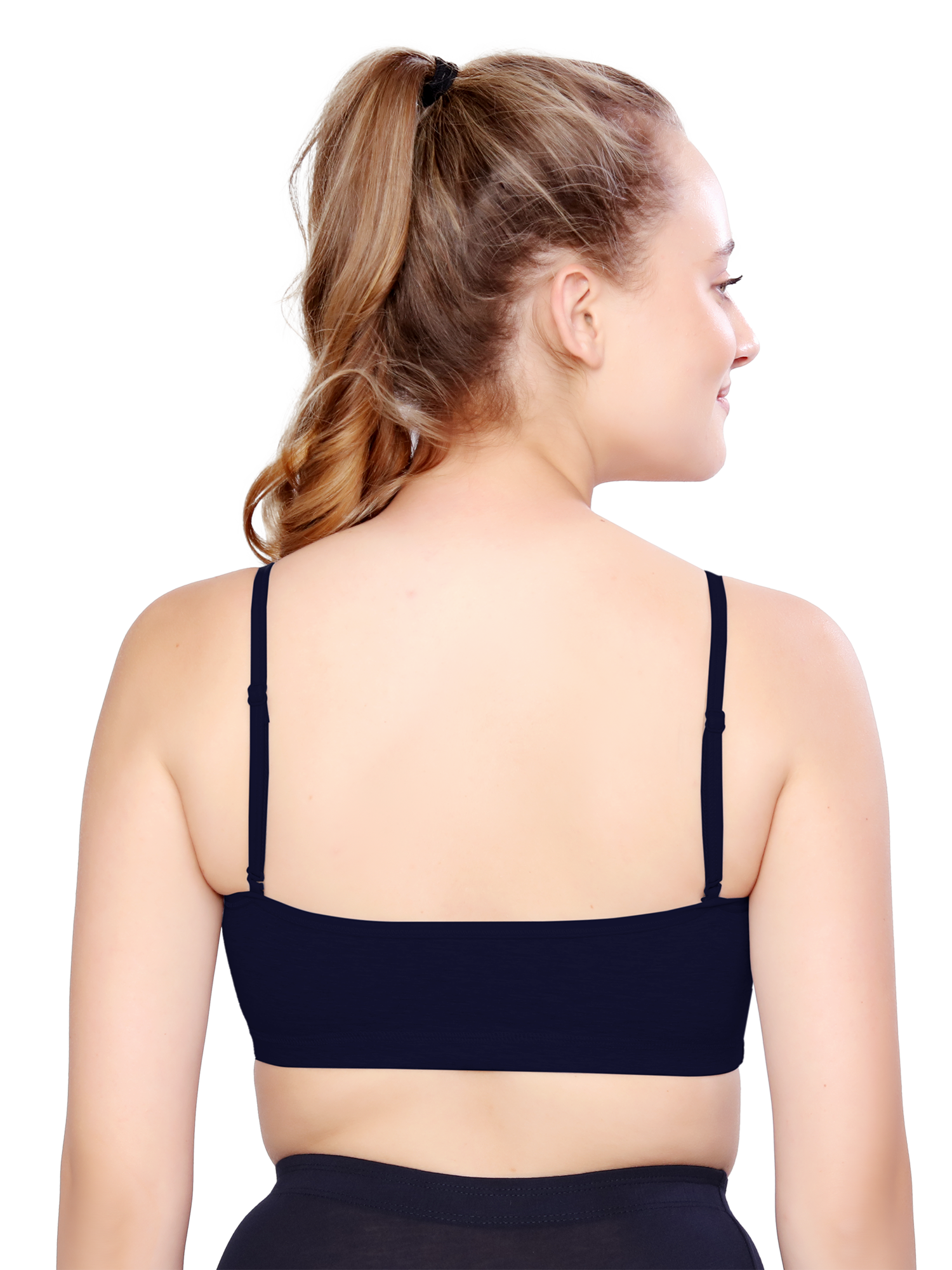 H&F Women's  Non Padded Wire-Free Full Coverage Maximum Comfort and support slip on Active Sports Bra