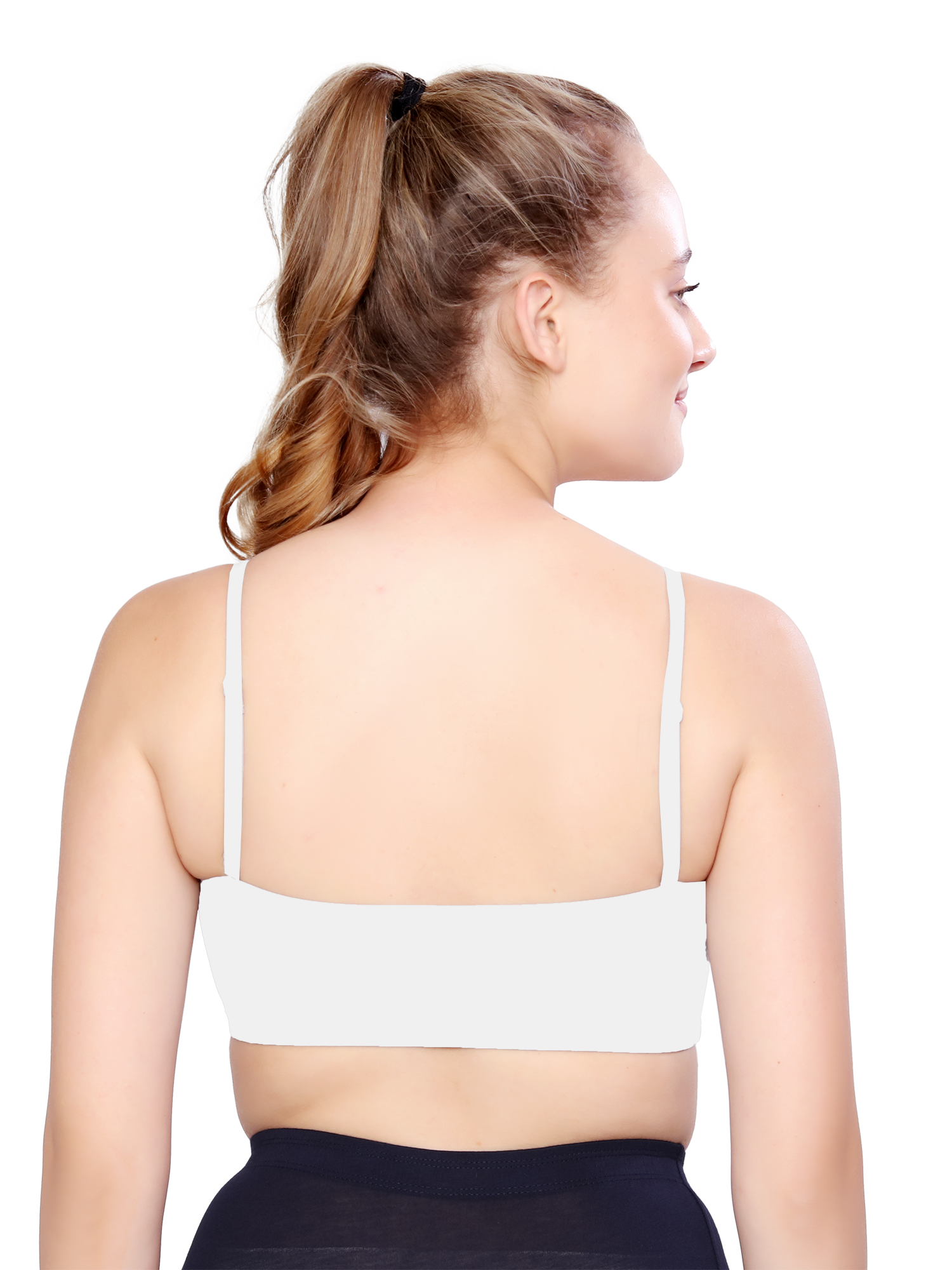 H&F Women's  Non Padded Wire-Free Full Coverage Maximum Comfort and support slip on Active Sports Bra