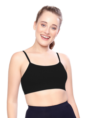 H&F Women's  Non Padded Wire-Free Full Coverage Maximum Comfort and support slip on Active Sports Bra