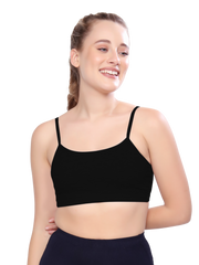 H&F Women's  Non Padded Wire-Free Full Coverage Maximum Comfort and support slip on Active Sports Bra